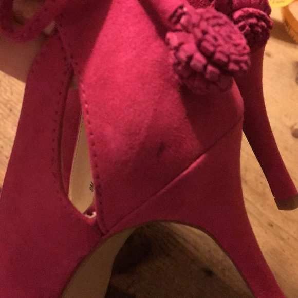 Nine West pink Pom Pom melodee heels - Picture 8 of 8